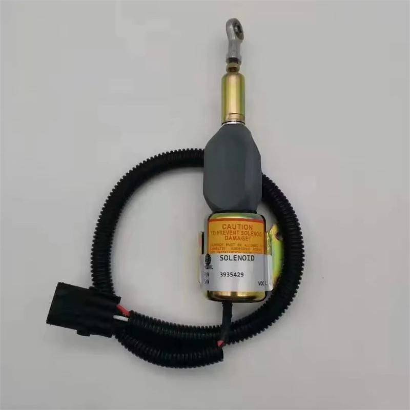 3935429 12V Fuel Shutdown Shutoff Solenoid Valve For Cumm 6BT 5.9L