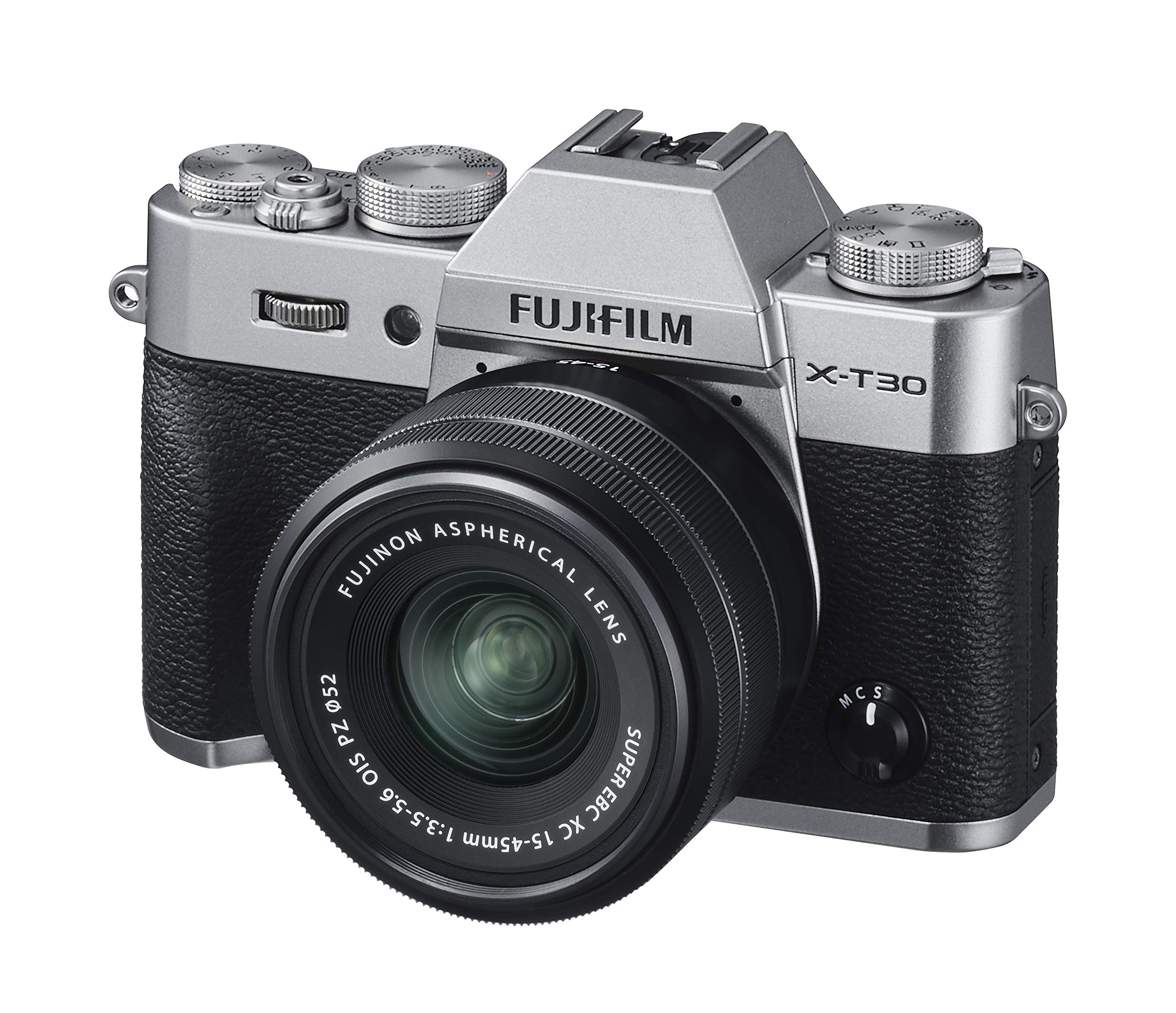 

Fujifilm Mirrorless Camera with Lens X-T30XC Kit, Silver, X-T30LK-1545-S