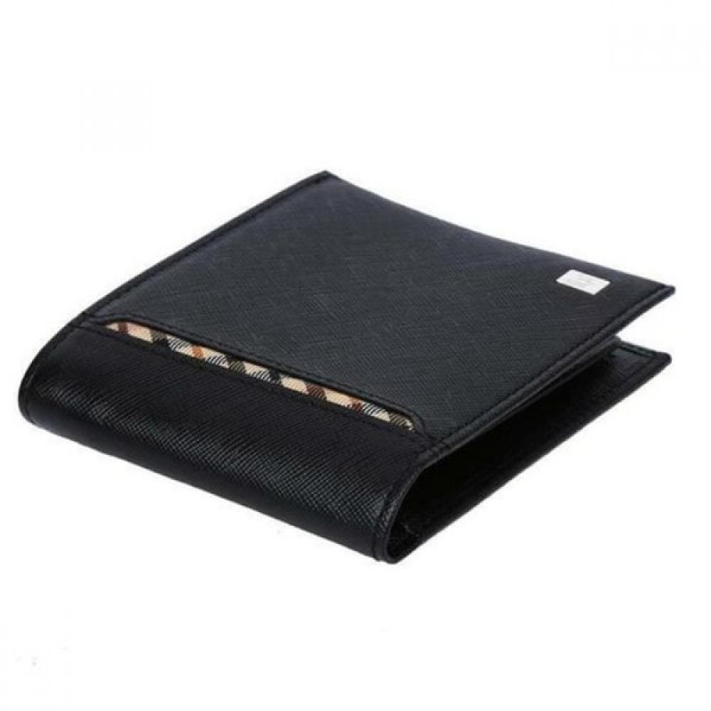 Daks Black Ocean Embossed Diagonal Check Line Wallet Dbwa4e905bk