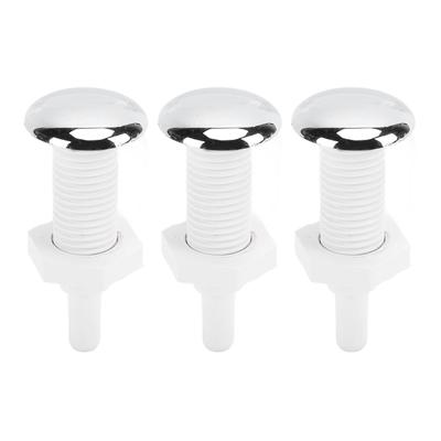 3 szt. Dysza powietrzna do wanny PVC 30 mm prosta dysza bąbelkowa powietrzna do spa zamienna do wanien z hydromasażem