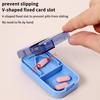 Multifunctional Medicine Tablet Cutter Pill Cutter Tablet Storage Box Medication Splitter Mini Portable Pill Dispenser