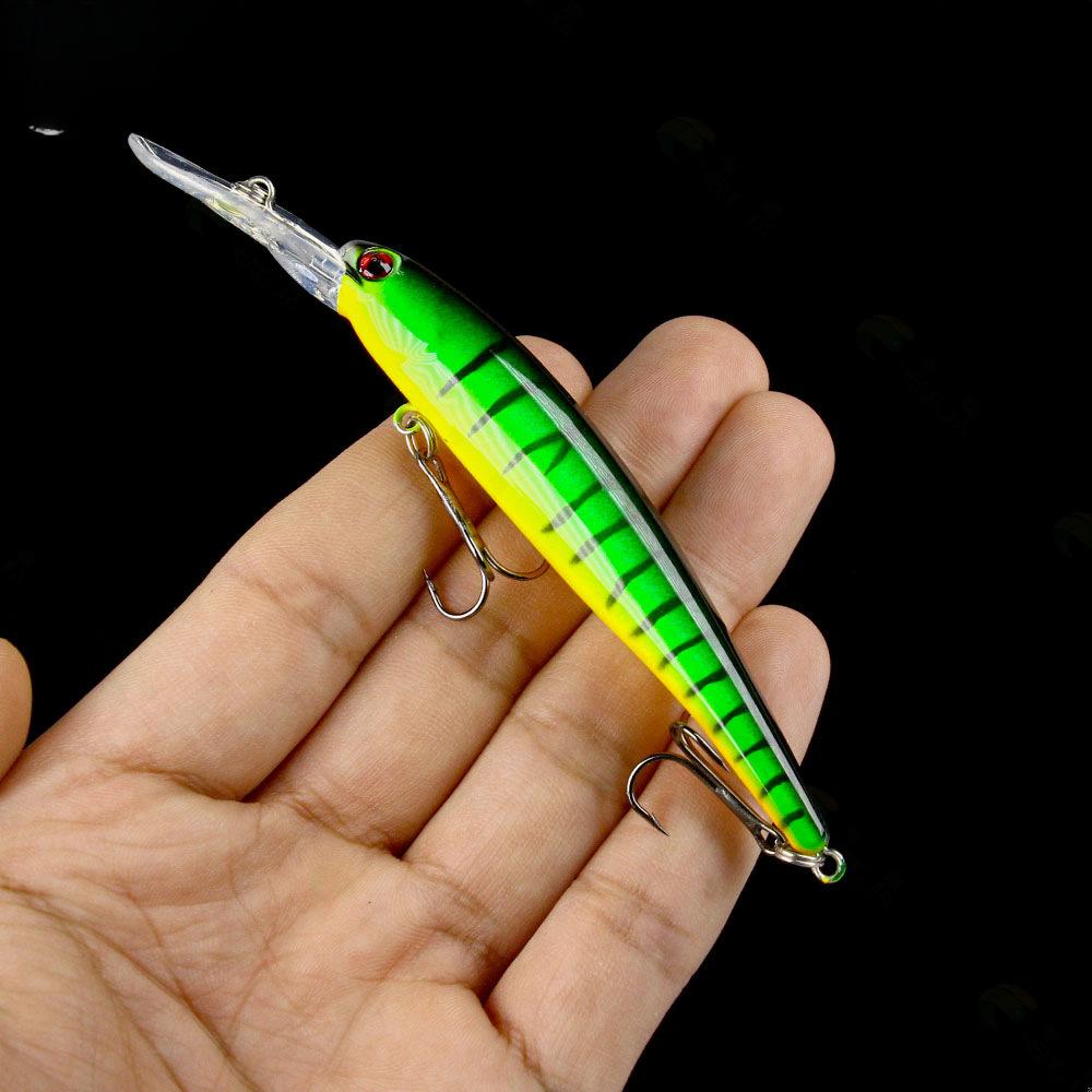 

12.5cm 11g Long Casting Slow Sinking Minnow Bionic Fake Bait Lure Universal for Freshwater & Saltwater Fishing 12.5cm-11g