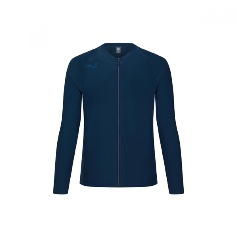 Arena Men S Zip Up raSh Guard Dark Navy A6bm1rr19