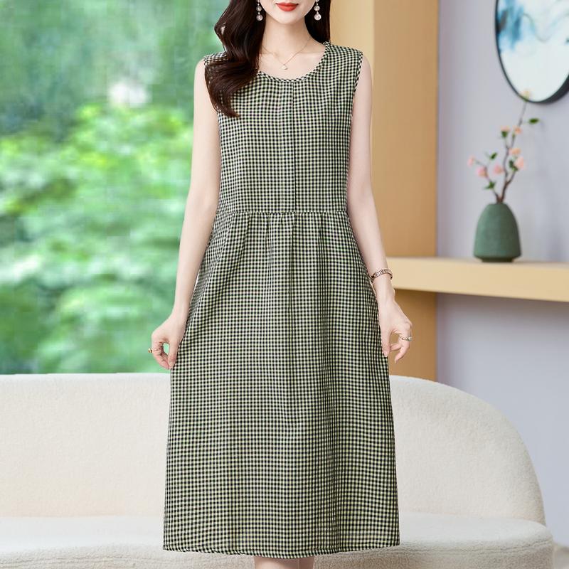 

Элегантные женские длинные платья летняя винтажная одежда повседневное платье без рукавов 5XL