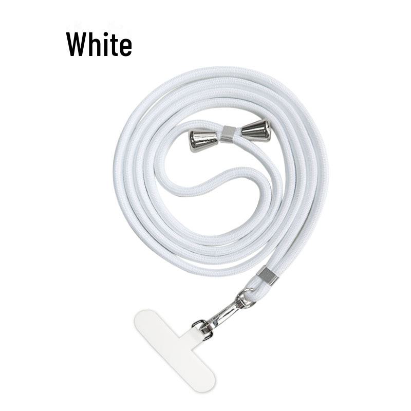 Adjustable Retractable Crossbody Phone Lanyard - Unisex Poly Neck Strap with Clip