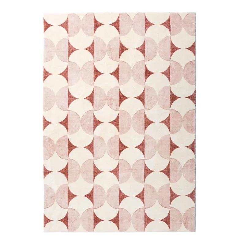 

Nordic Plush Lounge Rug Thickened Non-Slip Mat for Living Room Bedroom Large Area Geometry Carpet Simple Decor 80*120cm