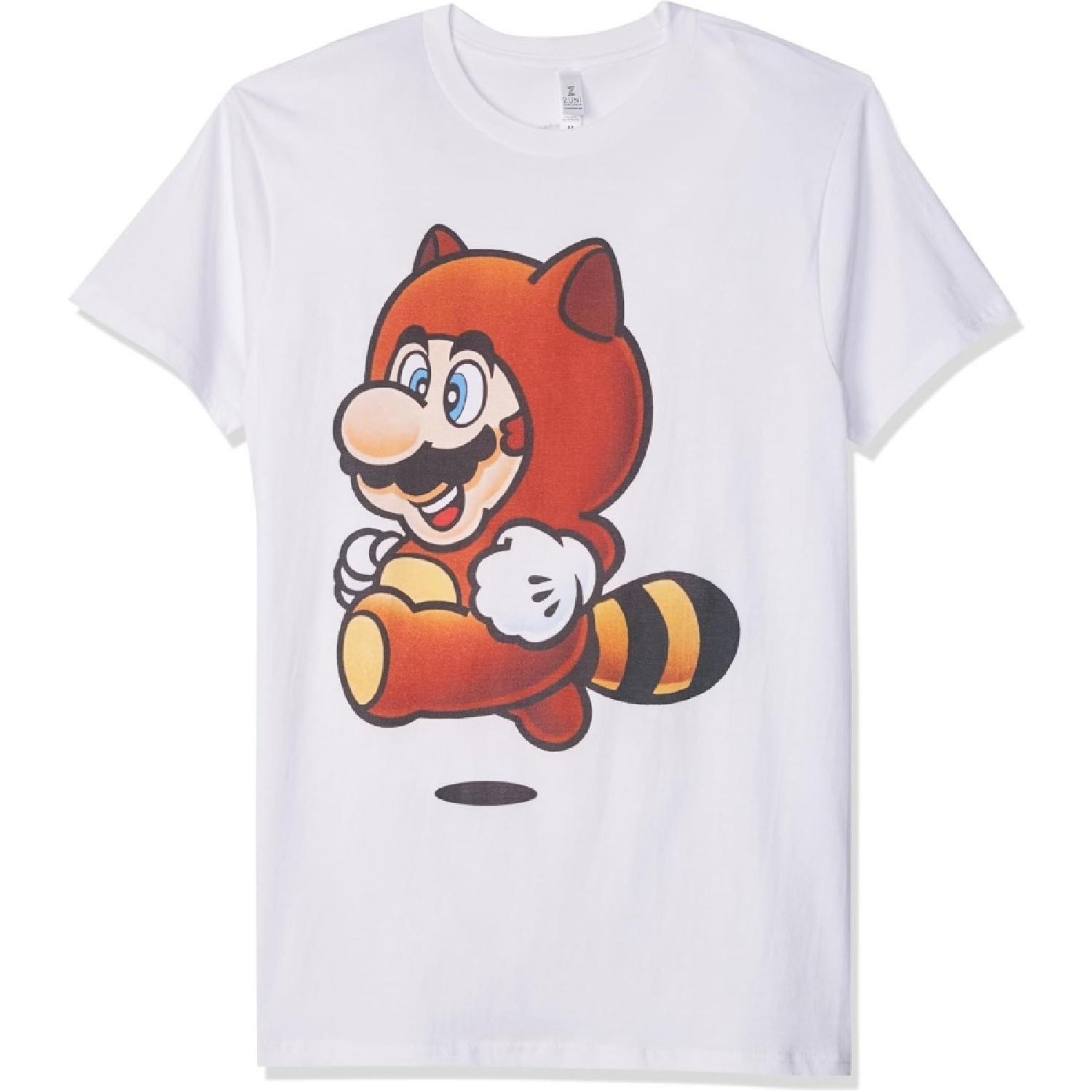 Nintendo Men s Tanookie Yeah T-Shirt S белый
