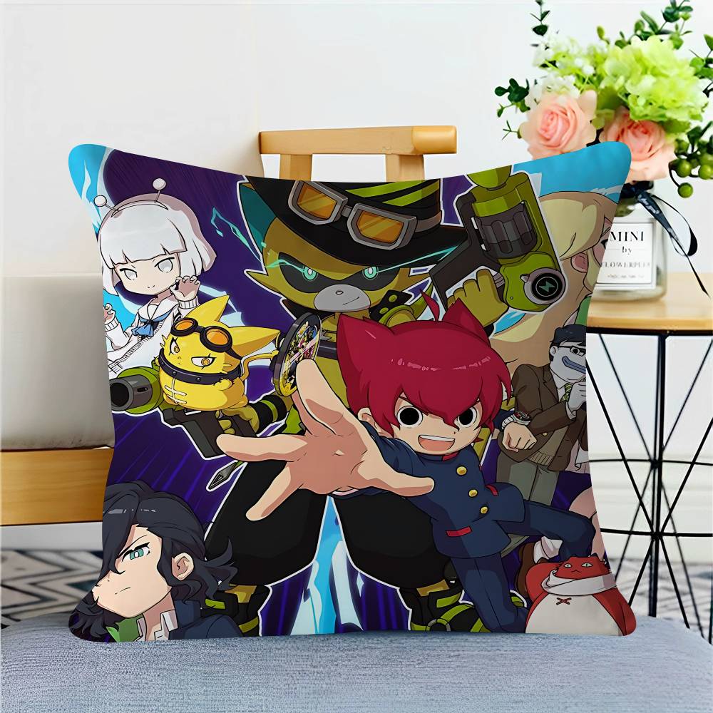 Game Yo-kai Watch Pillow Cover For Bedroom Room And Living Room Sofa Decorative Cushion Cover