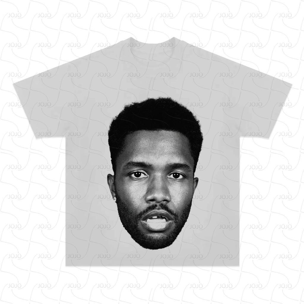 Rapper Frank Retro Graphic T Shirt Men's Hip Hop Ocean Album Clothing T-Shirts Y2k Unisex Blond Fashion Oversized Gangster Top