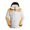 Men Women 3-in-1 Removable Fleece-Lined Waterproof Windproof Outdoor Jacket Winter Hiking Cycling