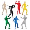 Full Body Suit Comfortable Breathable Unisex Halloween Cosplay Costumes for Women Men Black XXL