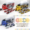 TRESTREE Car Toy Fire Truck Toy Mini Car Educational Toy Educational Toy Tow Truck Car Toy Working Car Toy Crawling Toy Kids Gift (Blue)