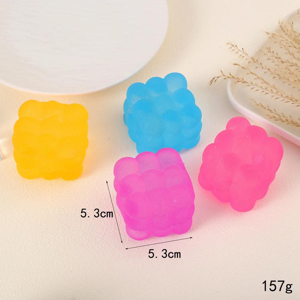 Candy Maltose Cube Kneading Music Kneading Slow Rebound Magic Ball Stress Relieving Artifact Party Gift Present Adult Kids Children Relieving Tool