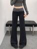 Women's American-Style Polka Dot High-Waisted Flare Yoga Pants - Slimming Spring/Summer Sportswear