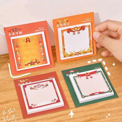 1 stück Zertifikat Von Empfehlung Adhesive Sticky Notes Notizblock Memo Pad Büro Schule Liefert Schreibwaren Aufkleber