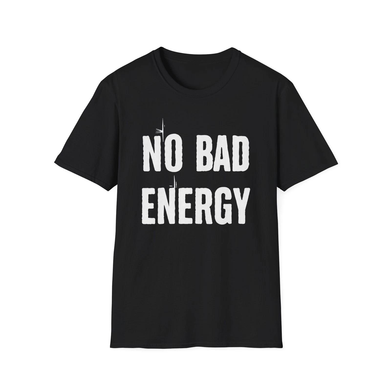 

No Bad Energy Unisex Softstyle T-Shirt, Casual Tee, Gift for Friends, S