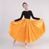 Girls Spanish Flamenco Skirt Big Swing Dance Costume – Kids Ruffled Tiered Performance Skirt for Stage Opening Show