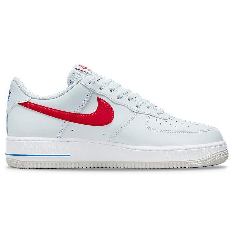 Nike Air Force 1 07 USA Men Sneakers White Pure-Platinum University-Red DX2660-001