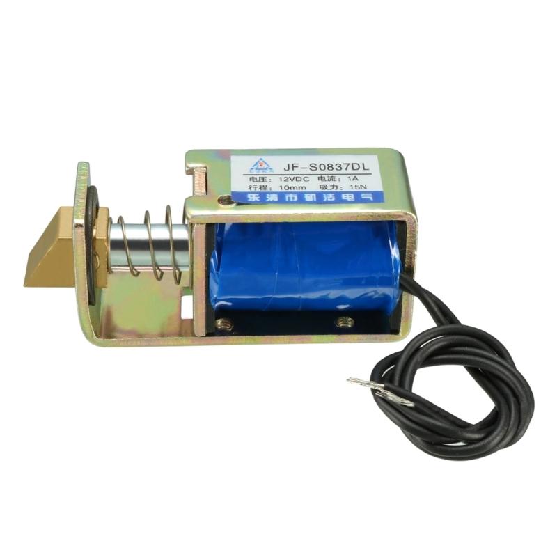 DC 6V 12V 24V 1A 1Kg Push Pull Type Solenoid Electromagnet,  Frame Type Linear Motion Solenoid Electromagnet