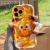 Phone case: 2D flat design, fits iPhone 18 17 16 15 14 13 Pro, pumpkin design, perfect Christmas and Halloween holiday gift
