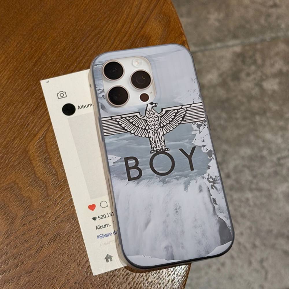 Classic Punk Logo B-Boy L-London For IPhone 17 16 15 14 13 12 11 Pro Max Plus Pro Corrugated Shockproof Matte Phone Cover