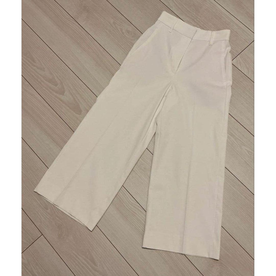 Plaste linen blend wide pants