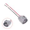 1 stk. 2-pins hun/han elektronisk blæserstik Auto-stik Med ledning 176146-6 176143-6