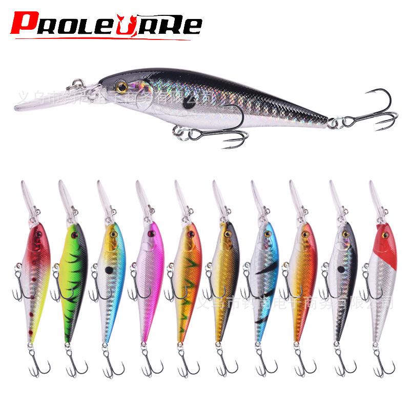 Long Tongue Minnow Floating Deep Diving Lure for Freshwater & Sea Fishing - Aspius Bass Bionic Hard Bait
