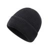 Autumn and winter knitted woolen hats for men, Japanese style large head circumference hats, trendy women's beanie caps, cold weather hats, stylish
