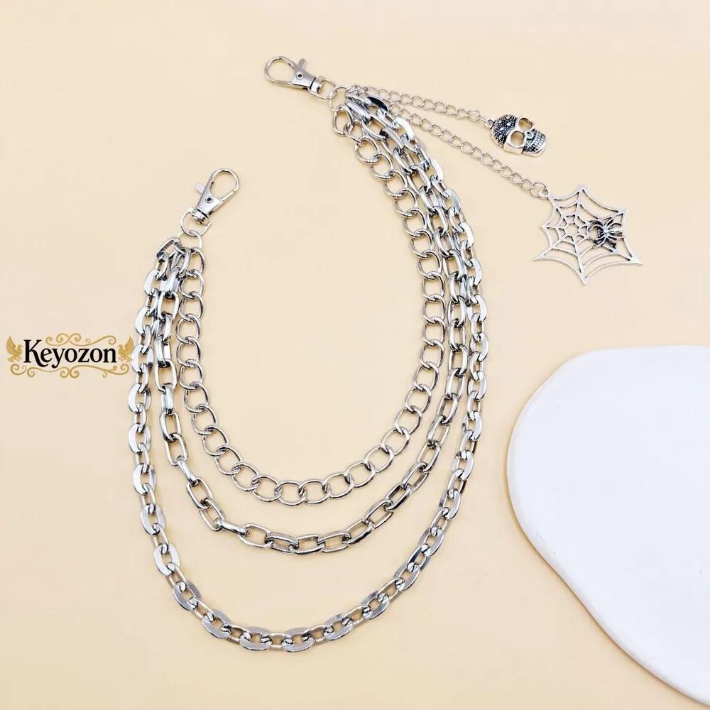 Stylish Vintage Metal Waist Chain For Women Zipper