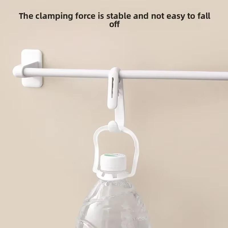 10PCS Multi-Purpose Towel Hanging Clips Portable Non-Slip Clamp Hooks for Home Bathroom Storage Travel Clothes Hanging