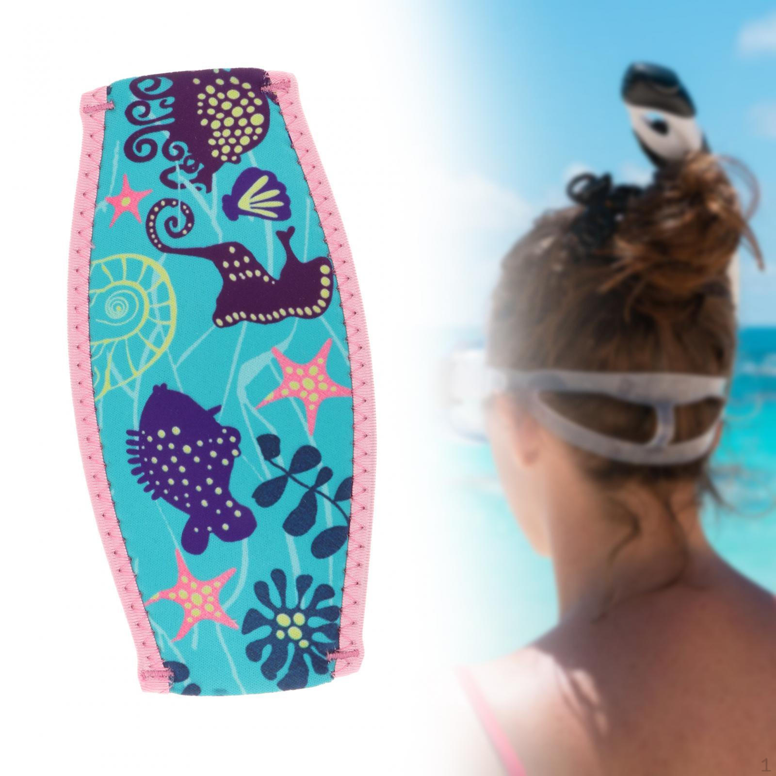 

Ремешок маски для дайвинга, легкий, удобный многоразовый защитный чехол для подводного плавания синий