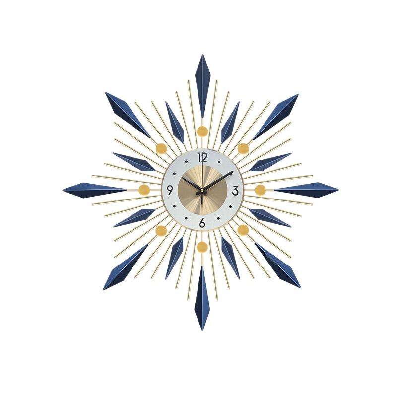 

Элегантные настенные часы Без тиканья Бесшумный кварцевый механизм Современный легкий люкс Декор для дома Гостиной Спальни Офиса Кухни 60X60cm