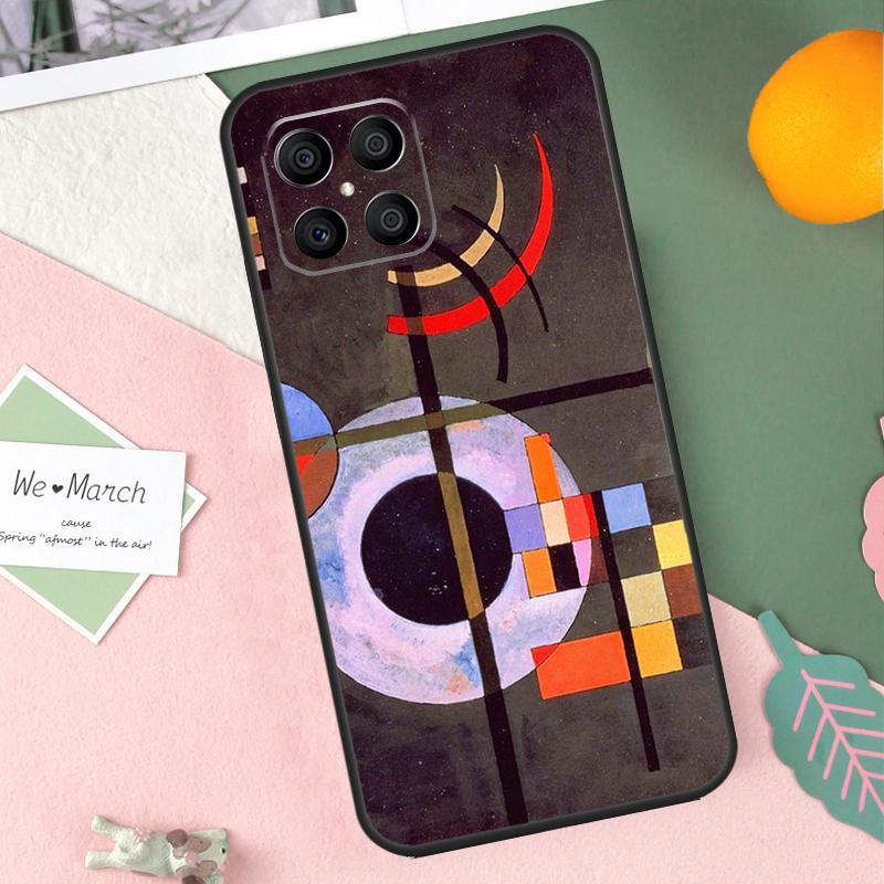 Wassily Kandinsky Abstract Artistic Case For Honor 90 50 70 Lite X9b X9a X8b X8a X8 X9 X9c Honor 200 Pro Magic 7 5 6 Lite Cover