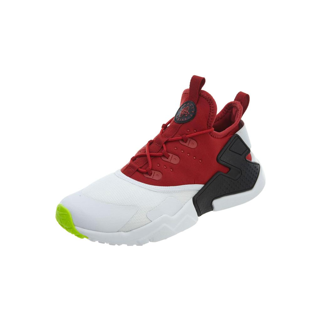 New Nike Huarache Run Abrasion Resistant Breathable Low Top Kids' Running Shoes Red White Black Teenagers 943344-601
