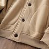 2026 New Style Double-Sided Fleece-Lined Baseball Jacket - Unisex Thickened Warm Outerwear for Autumn/Winter