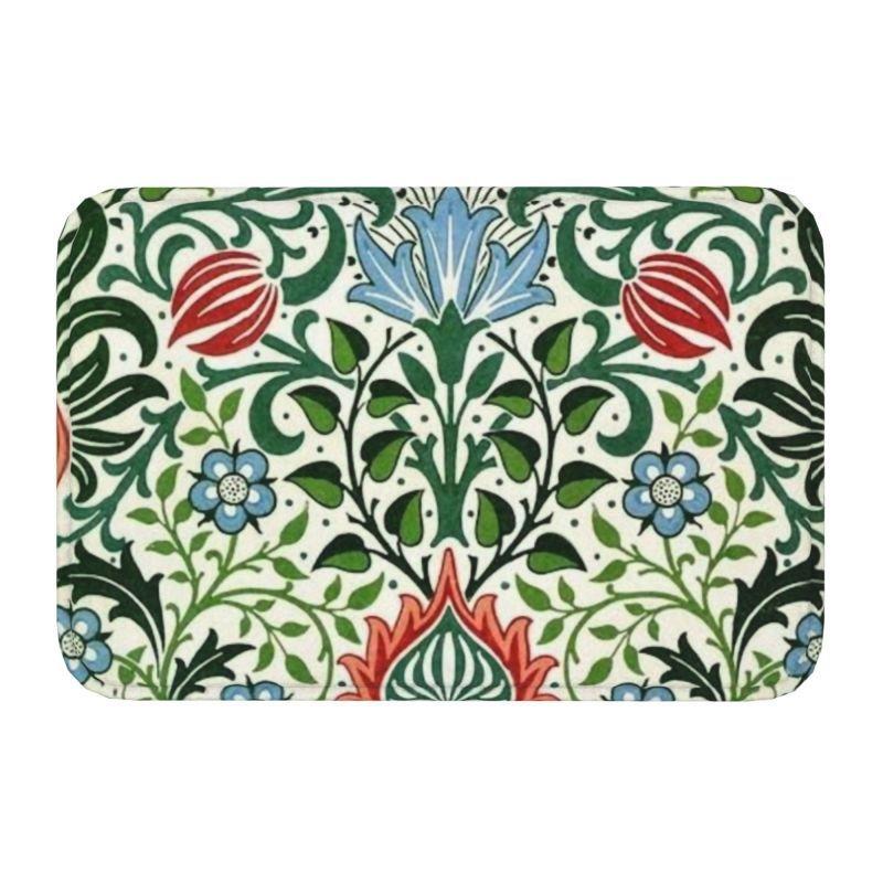 William Morris  Rug Front Floor Door Entrance Mats Indoor Textile Pattern Bath Kitchen Doormat Balcony Carpet Non-slip Floor Mat