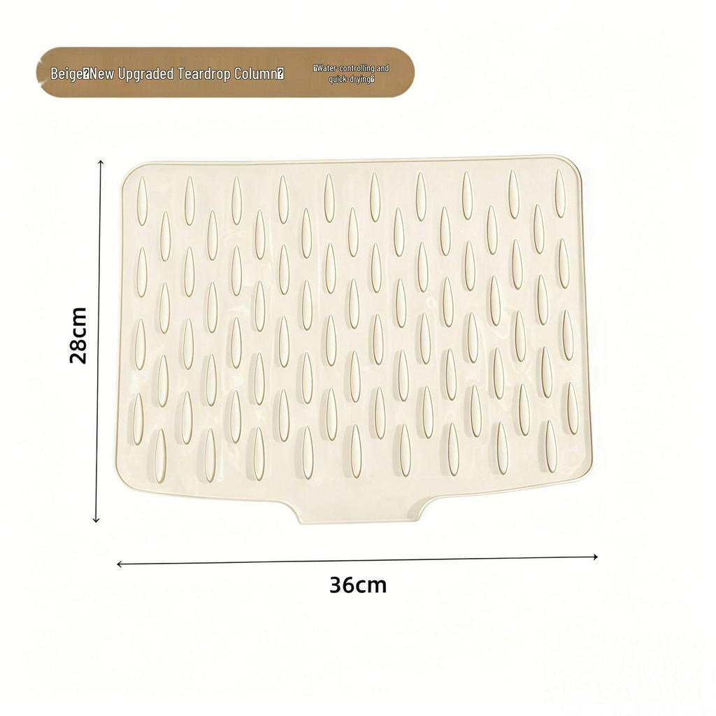 Non-Slip Heat-Resistant Silicone Kitchen Drain Mat & Countertop Protector