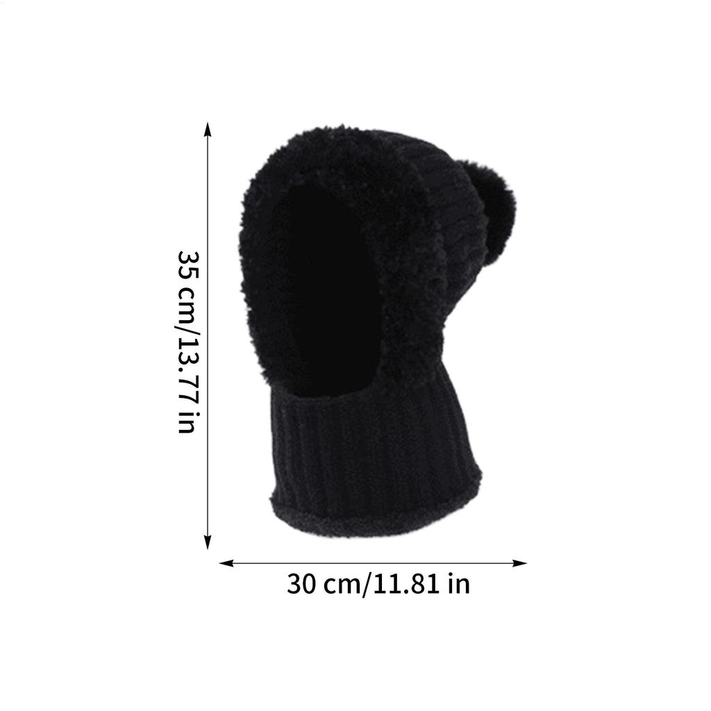 Women's Beanie Cycling Beanie With Neck Gaiter Fleece Lining Cute Hats For Women With Ear Flaps For Cold Weather Autumn Hiking