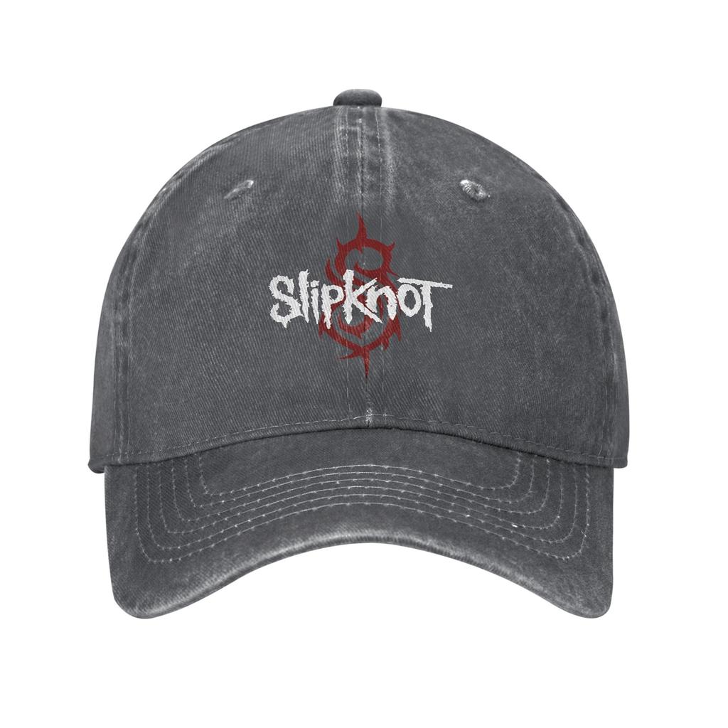 Rock Band SSlipknoted Baseball Cap Sun Outdoor Gym Sunscreen Washed Trucker Hat FeUnisex Unisex Classic Design Baseball Caps