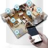 Wifi Wall Touch Panel Switch Voice Control Mobile Phone Remote Control, Model: Black 3 Gang (Zero Firewire Wifi  )