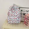 ins cute cartoon printed backpack Japanese style girl schoolbag women cute cherry travel bag