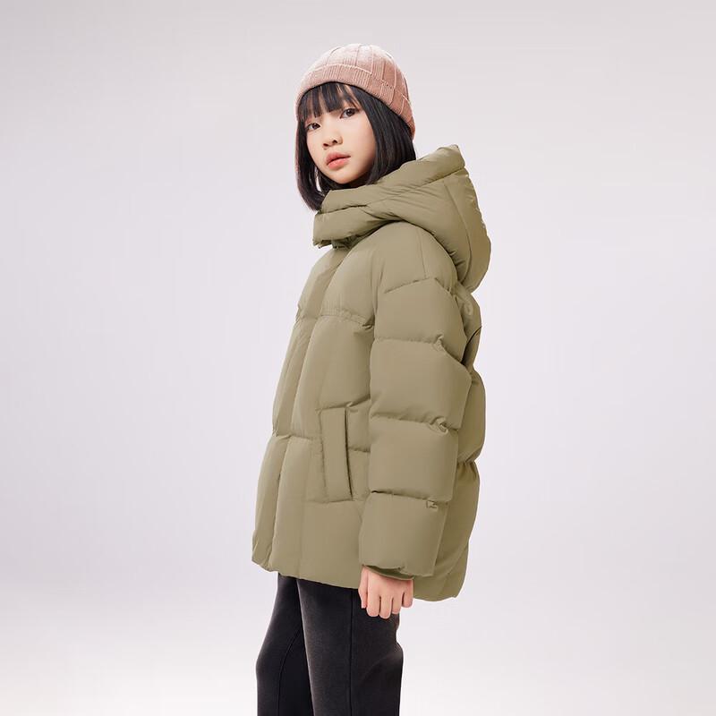 EBAER Kids' 3-Proof Winter Hooded Down Jacket