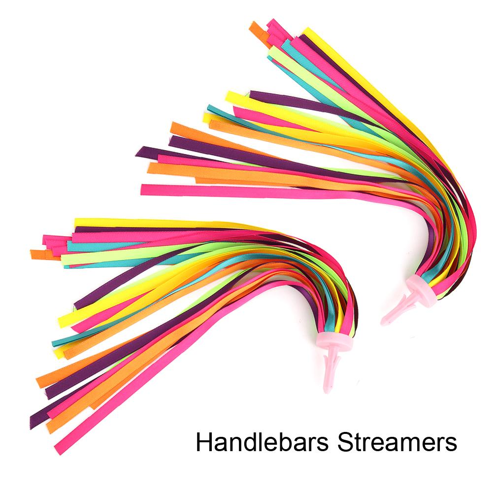1 Pair Bike Tassel Ribbons Handlebars Streamers Children Kid Scooter Bike Accessories(Multi Color )