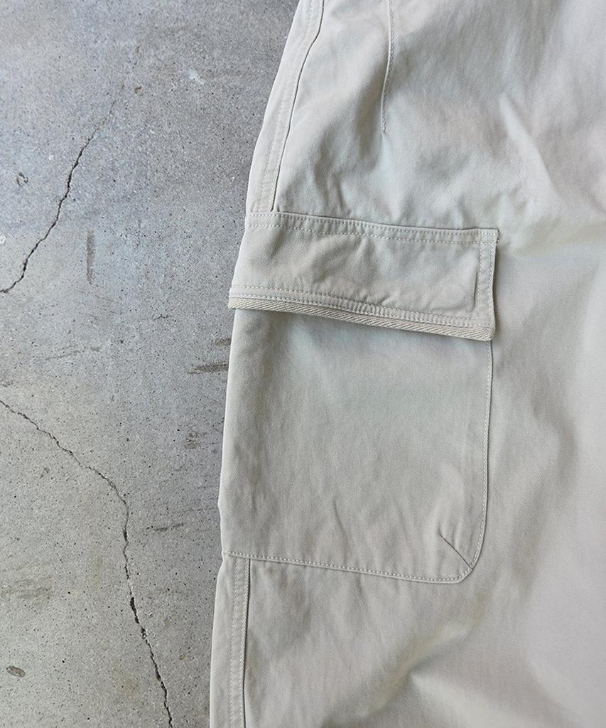 SLOWACID Oblique Pocket Cargo Pants [Ivory]