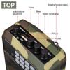 58W Richiami per Richiami da Caccia Altoparlante MP3 Kit Telecomando Giocatore Wireless Portatile Richiamatore Elettronico per Uccelli