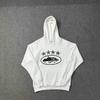 Mens Hooded Sweatshirt Jogger Pants Set Casual Streetwear Outfit Cotton Blend Long Sleeve Tracksuit Daily Wear