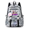 Rucsac Imprimat cu Demon Hunters K-Pop Desen Animale Școlar pentru Adolescent Student Fată Băiat Geantă pentru Cărți Capacitate Mare Impermeabilă Geantă de Călătorie Mochila
