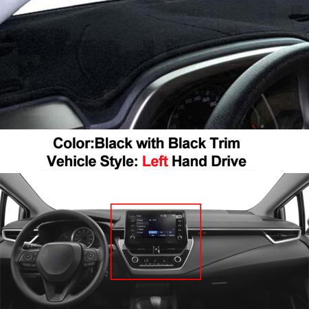 Car Dashboard Cover Dash Mat Carpet Cape For Toyota Corolla E210 2019 -On LHD RHD Auto Dashmat 2020 2026 Sunshade Anti-dirty