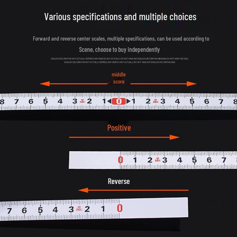 Self-Adhesive Carbon Steel Measuring Tape